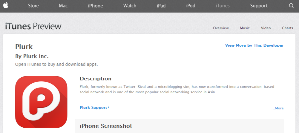 Plurk on the App Store on iTunes
